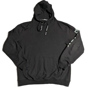 BLVCK Paris Hoodie Mens XL Black Pullover French Terry Streetwear Sweatshirt